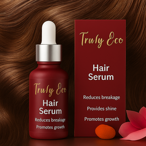 Truly Eco Frizz-Free Shine Repair Hair Serum – Lightweight, Plant-Based Formula